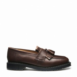 Solovair Gaucho Crazy Horse Tassel Uomo Mocassini Marroni | S0-1022-CH-G-030