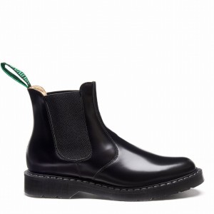 Solovair Hi-Shine Donna Stivali Dealer Nere | S0-900-BK-G-030