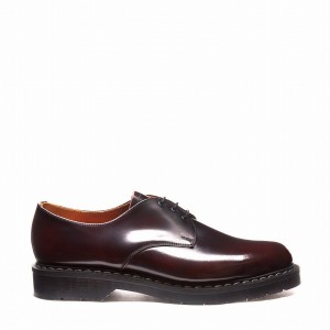 Solovair Rub-Off Donna Scarpe Gibson Bordeaux | S3-995-BUR-G-030