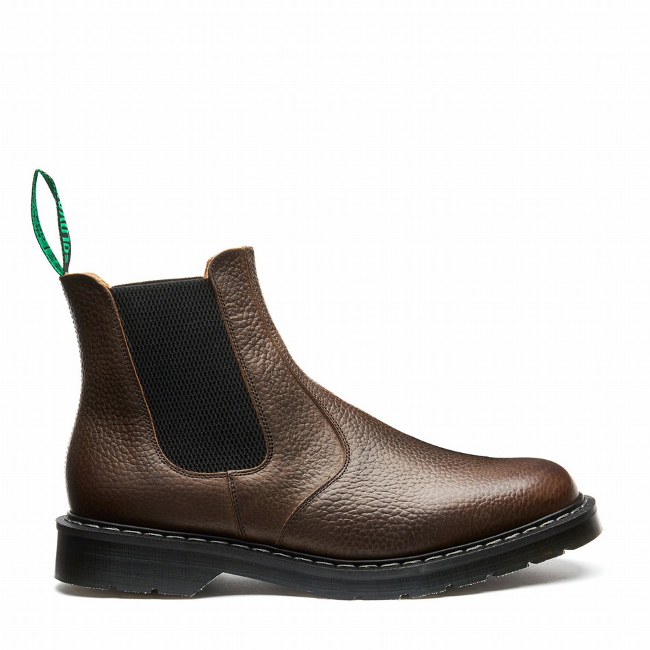Solovair Gaucho Brown Grain Donna Stivali Dealer Marroni | S0-900-CH-SoftG-G-030
