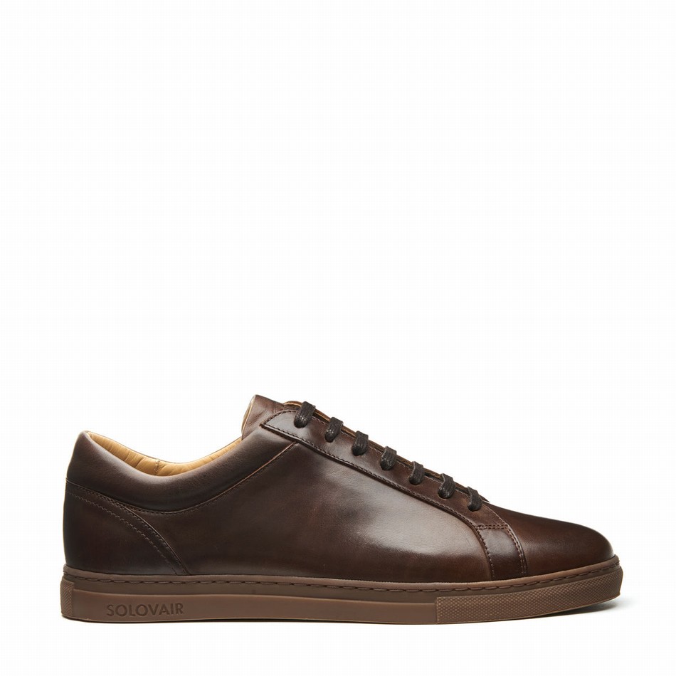 Solovair Gaucho Crazy Horse 070 Donna Sneakers Marroni | S7-070-CH-B-030