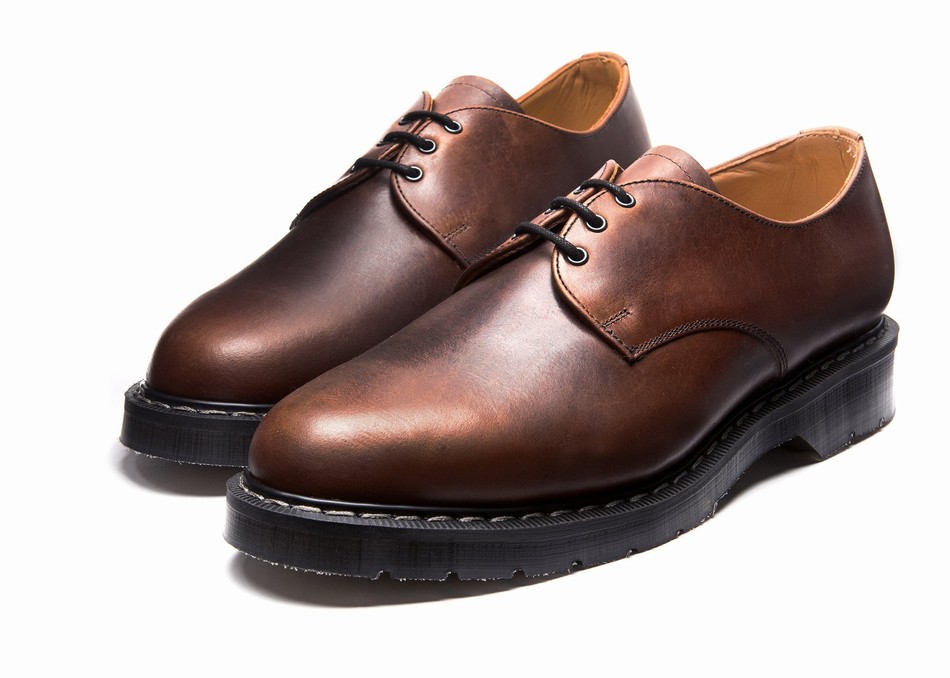 Solovair Gaucho Crazy Horse Uomo Scarpe Gibson Marroni | S3-995-CH-G-030