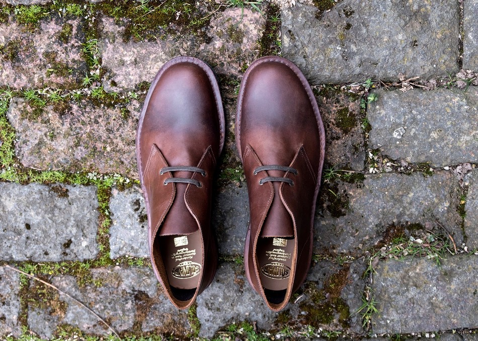 Solovair Gaucho Crazy Horse Uomo Stivali Chukka Marroni | 103-339-060