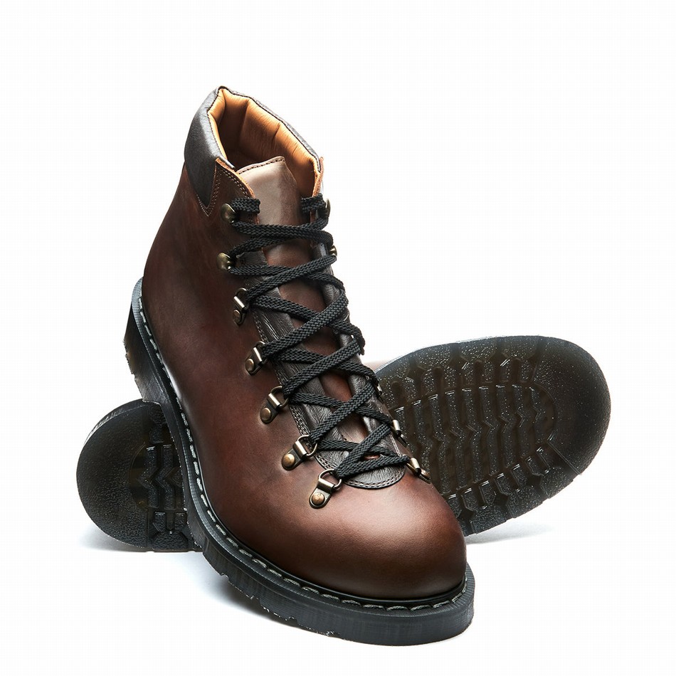Solovair Gaucho Crazy Horse Urban Donna Scarponi Trekking Marroni | 455-016-030
