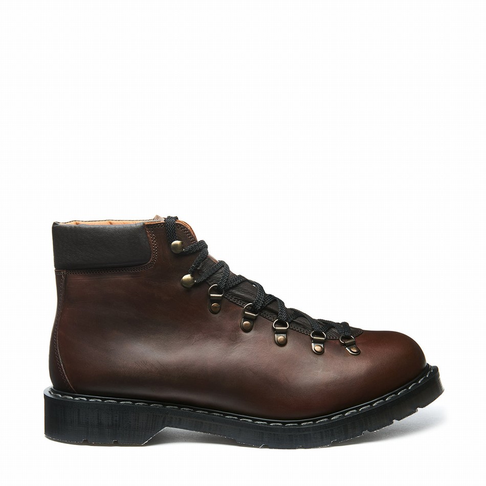 Solovair Gaucho Crazy Horse Urban Donna Scarponi Trekking Marroni | 455-016-030
