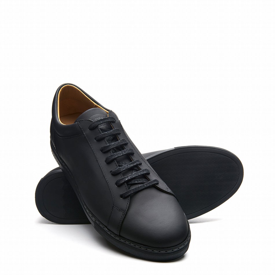 Solovair Greasy 070 Donna Sneakers Nere | S7-070-BG-G-030