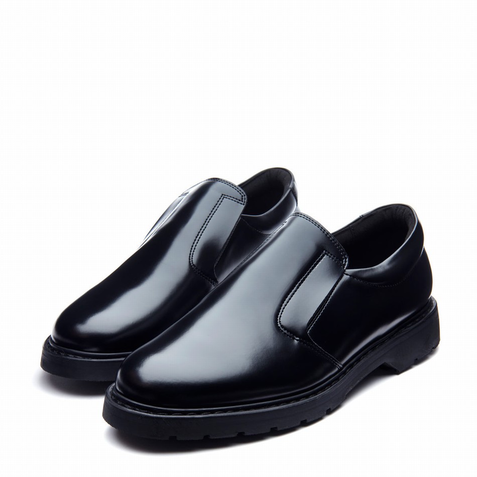 Solovair Hi-Shine Donna Mocassini Nere | 763-030