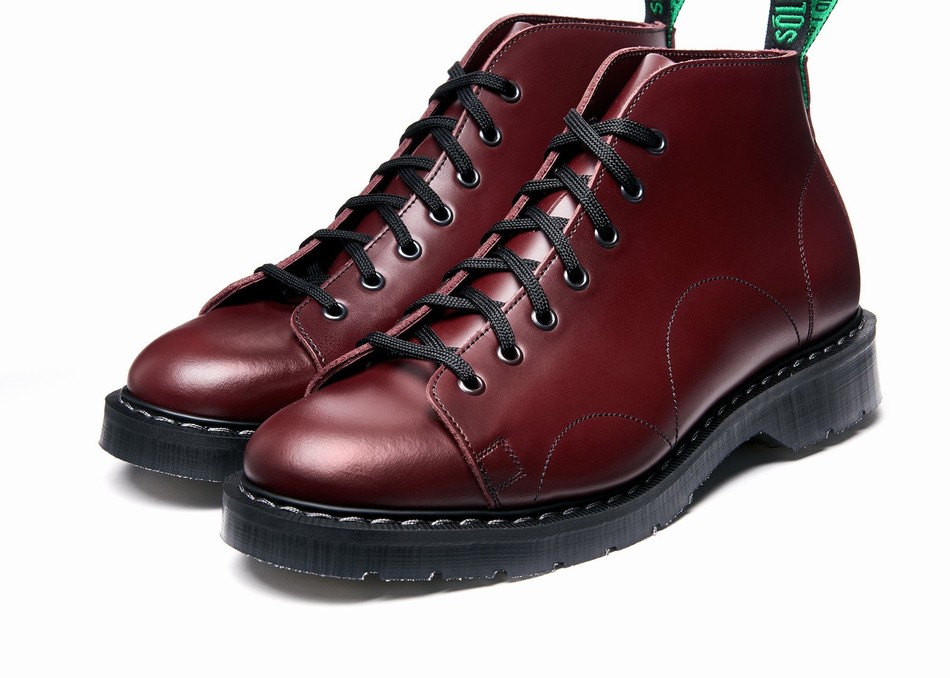Solovair Hi-Shine Donna Stivali Da Scimmia Rosse | S7-116-OX-G-030