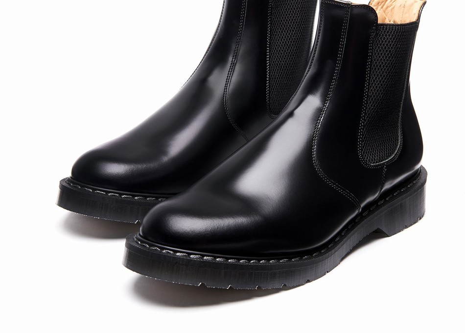 Solovair Hi-Shine Donna Stivali Dealer Nere | S0-900-BK-G-030