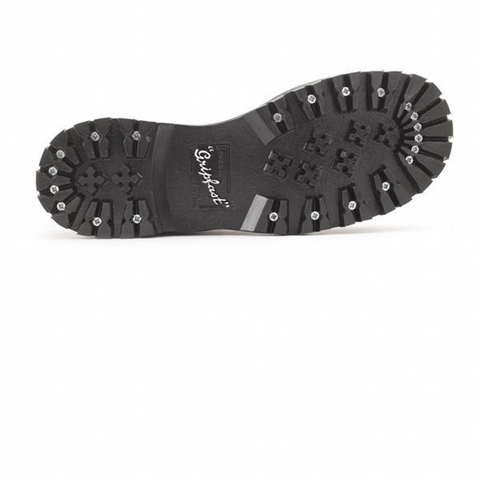Solovair Hi-Shine Steel Toe Capped Uomo Stivali Dealer Nere | GF0-1910-BK-040