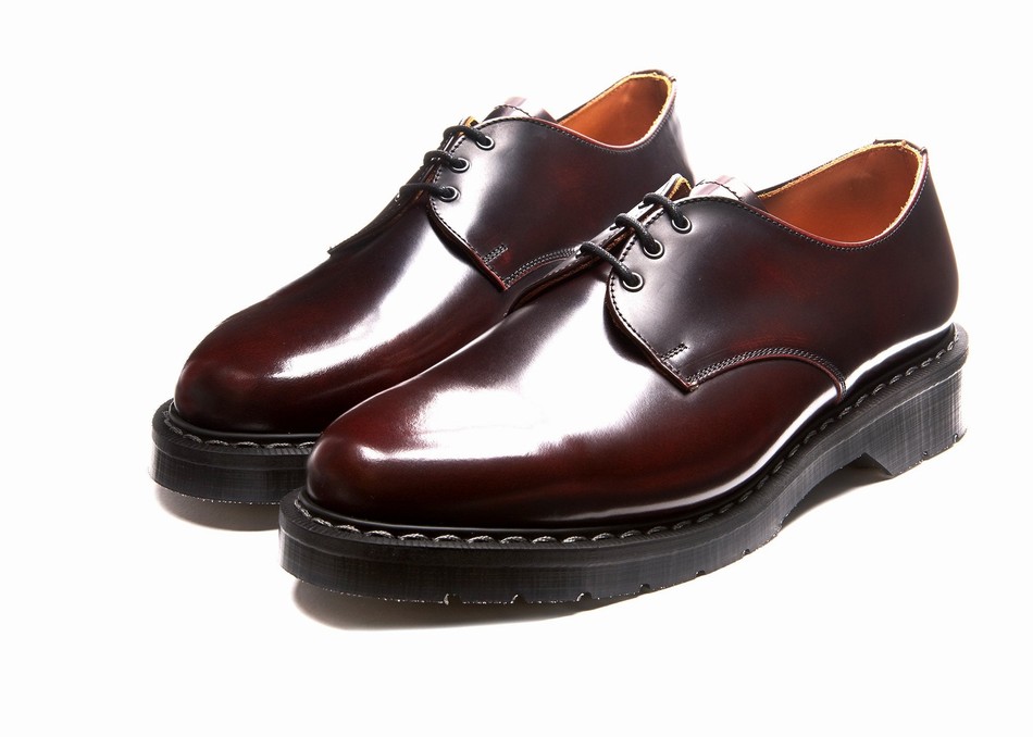 Solovair Rub-Off Donna Scarpe Gibson Bordeaux | S3-995-BUR-G-030