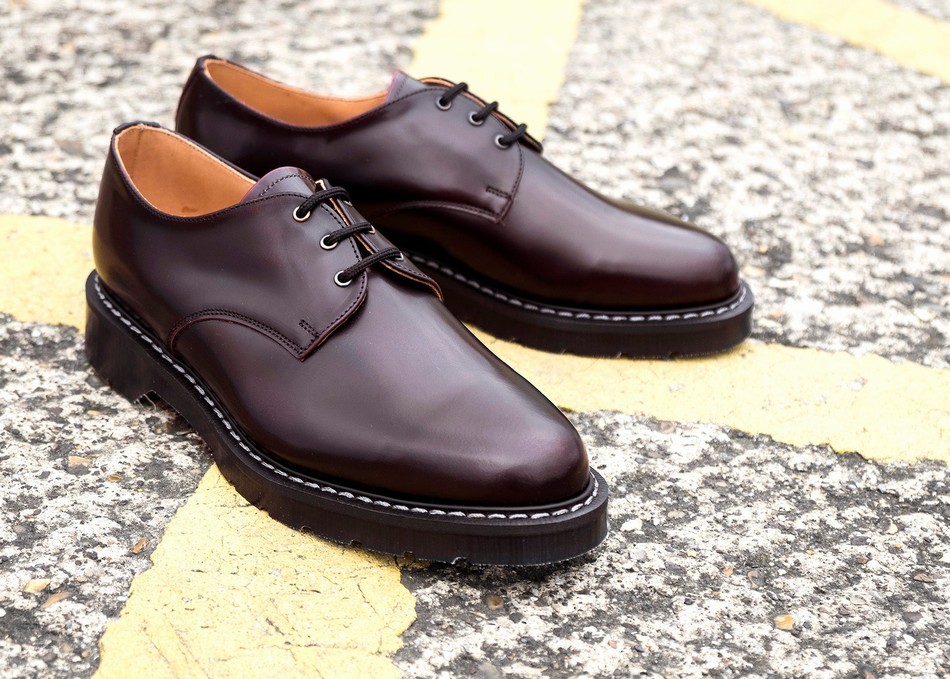 Solovair Rub-Off Donna Scarpe Gibson Bordeaux | S3-995-BUR-G-030