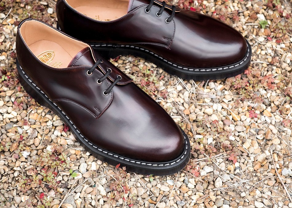 Solovair Rub-Off Donna Scarpe Gibson Bordeaux | S3-995-BUR-G-030