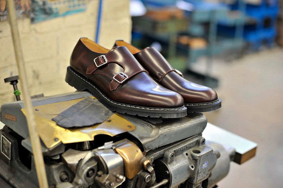 Solovair Rub-Off Double Buckle Uomo Scarpe Monk Bordeaux | S0-157-BUR-G-030