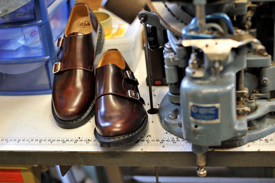 Solovair Rub-Off Double Buckle Uomo Scarpe Monk Bordeaux | S0-157-BUR-G-030