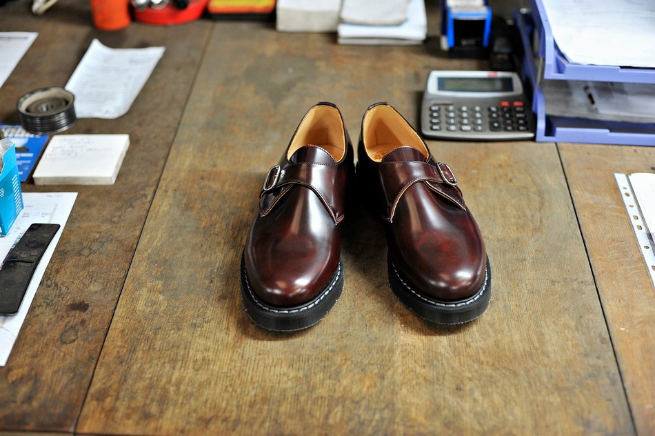 Solovair Rub-Off Single Buckle Uomo Scarpe Monk Bordeaux | S0-060-BUR-G-035