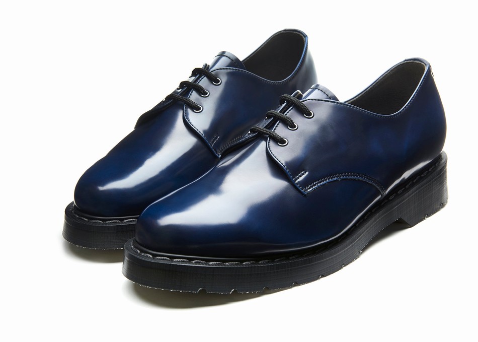 Solovair Rub-Off Vegan Donna Scarpe Gibson Blu Marino | VS3-995-NV-RO-VEG-G-040