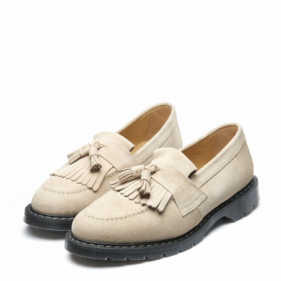 Solovair Suede Tassel Uomo Mocassini Beige | S0-1022-NU-SUE-G-040