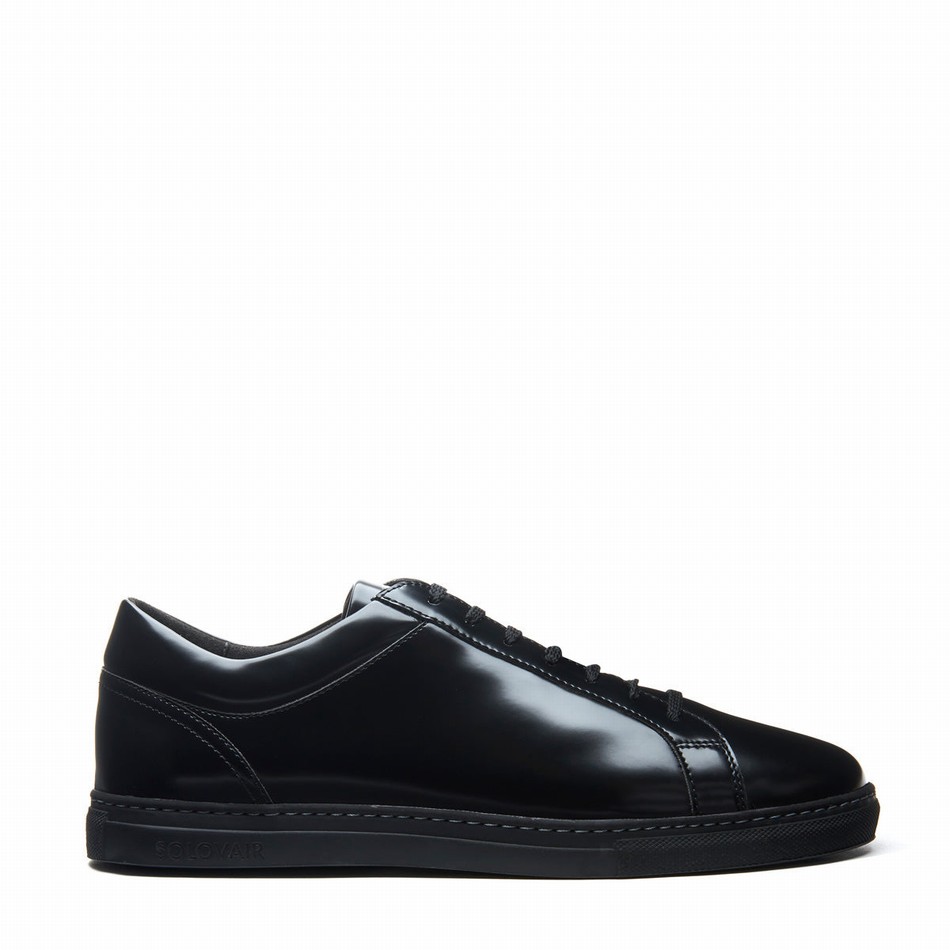 Solovair Vegan 070 Uomo Sneakers Nere | VS7-070-BK-VEG-G-030