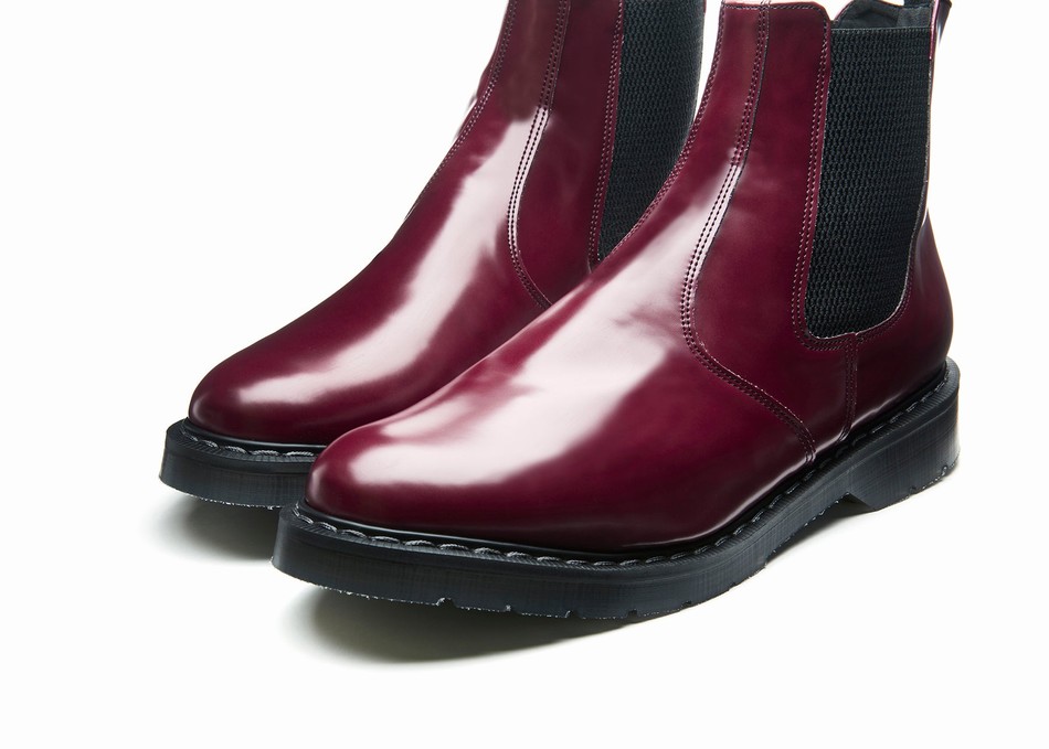 Solovair Vegan Hi-Shine Uomo Stivali Dealer Rosse | VS0-900-OX-VEG-G-030